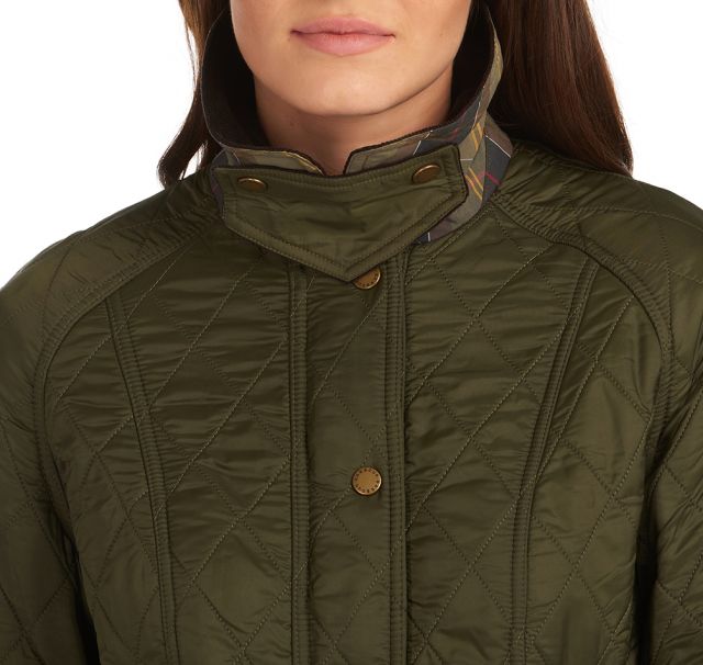 barbour beadnell polarquilt olive